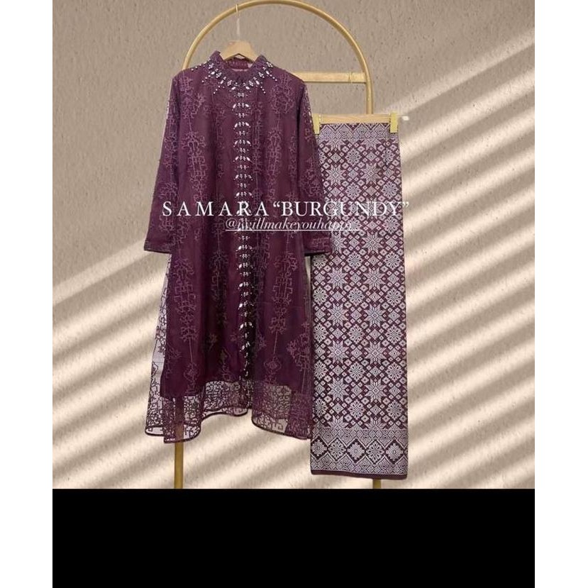 Kebaya Tunik Tille premium//kebaya wisuda//kebaya kondangan PL