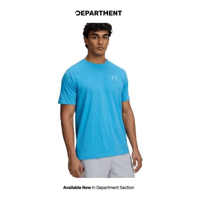 Kaos Pria Under Armour Left Chest Logo 1326799453 Original Original