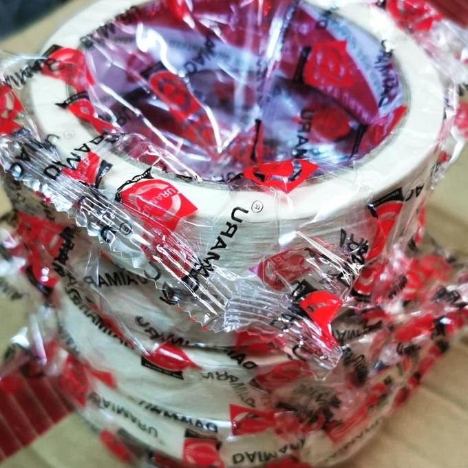 

`````````] masking tape daimaru warna cream 24mm x 21meter isolasi kertas