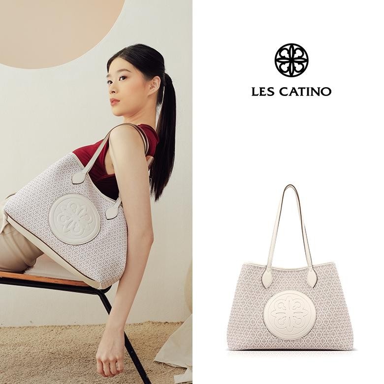 Tas Tote Les Catino Devica Carry All Monogram