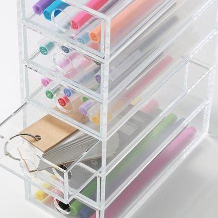 Milan Slim Laci Akrilik Rak Laci Acrylic Organizer Akrilik Kotak