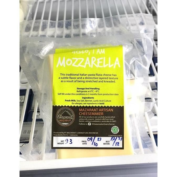 (Good) Mazaraat Mozarella Grass fed Cheese (Keju mozarella) 100 gr