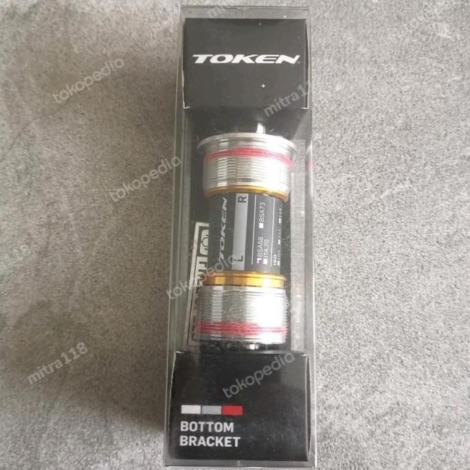TOKEN BB ori bottom bracket ceramic bearing titanium TK 868TBT brompt murah
