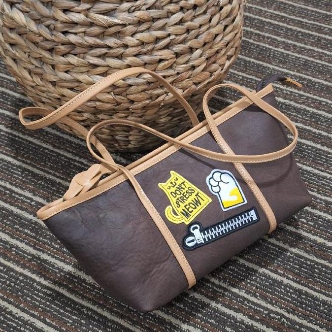 ready stock RFL genuine leather - tas wanita kulit sapi asli - tas tote bag wanita