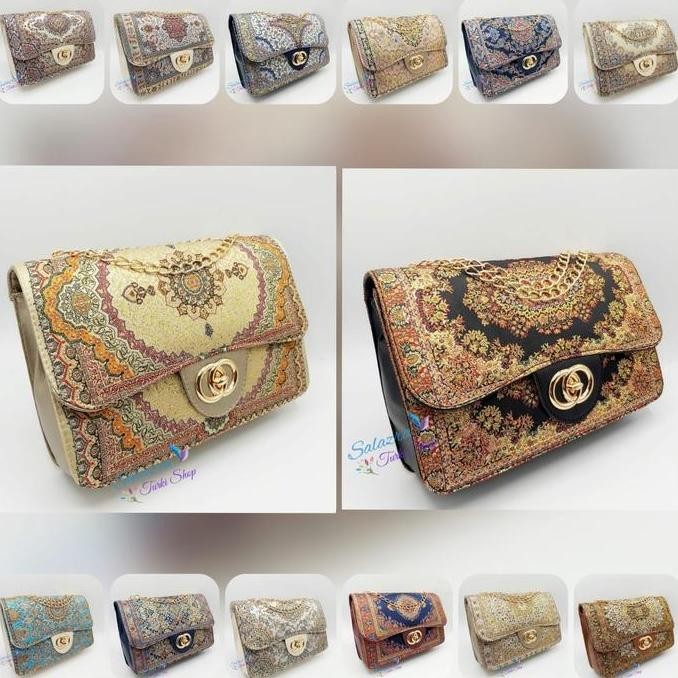 ready stock TAS MOTIF TURKI | TAS RANTAI MOTIF TURKI | HAND BAG TURKI | TAS WANITA