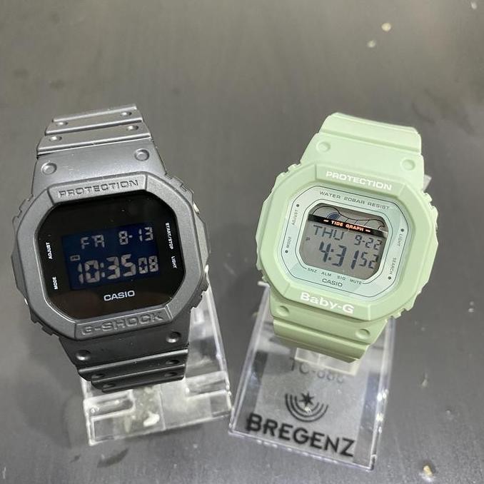 Ready  Casio Gshock DW 5600BB Baby G BLX 560-3 Couple Original