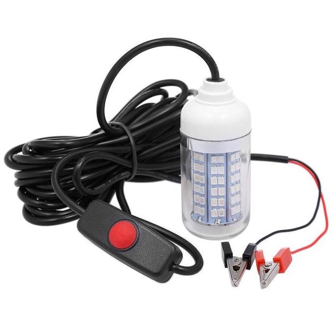 DF270>> Lampu bawah air Persediaan Menarik Ikan Lampu LED Dalam Air Umpan Ikan Umpan Cahaya untuk Me