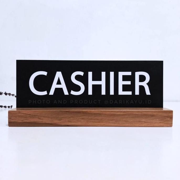 (Best) Papan Penanda Kasir / Cashier Sign