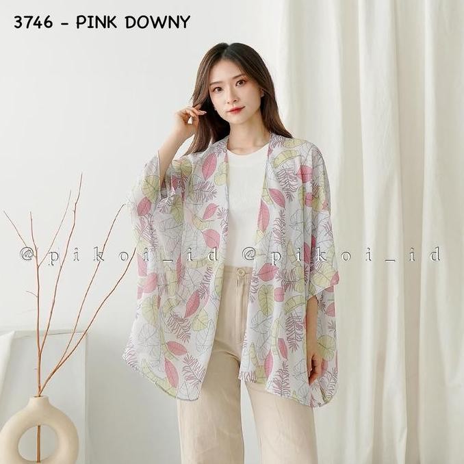 Floral Outer / Luaran Bunga / Cardigan motif murah / Kimono ikat bunga WAR