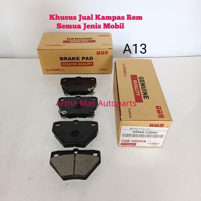 TERBARU KAMPAS REM BELAKANG VIOS LIMO OLD GEN1 BRAKE PAD VIOS LIMO OLD GEN1 CAKRAM