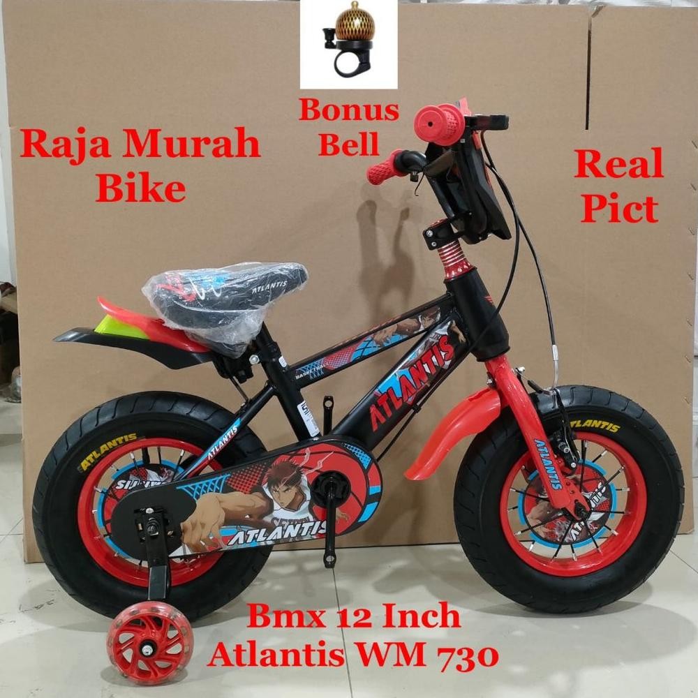 Sepeda Anak Laki Laki BMX Atlantis 730 12 Inch Ban Jumbo Sepeda Anak BMX Atlantis 730 12 Inch