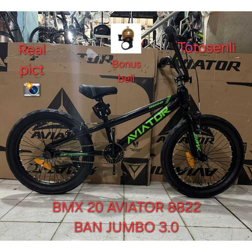 SEPEDA ANAK BMX 20 INCH  AVIATOR 8822 SEPEDA BMX 20 INCH BAN 3.0 BAN JUMBO