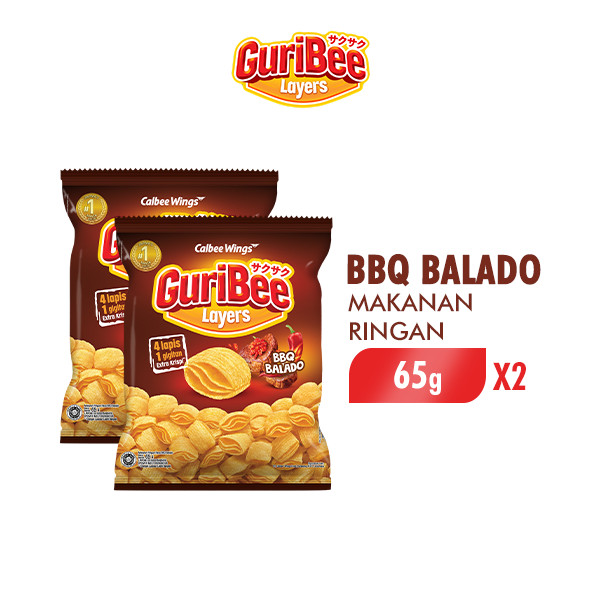 Guribee BBQ Balado 65 gr x2