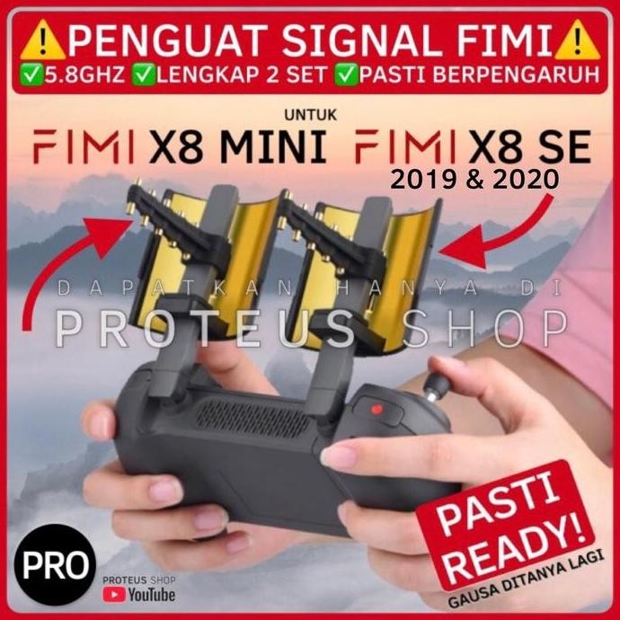 Penguat Sinyal Signal Booster Fimi X8 Mini Se Antena Yagi Antenna