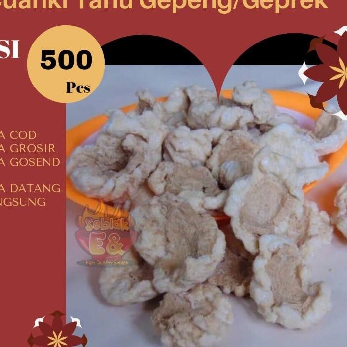 Tahu Gepeng Gep Isi Pcs Toping Seblak Baso Aci Baso Cuanki Baso Malang Mie N