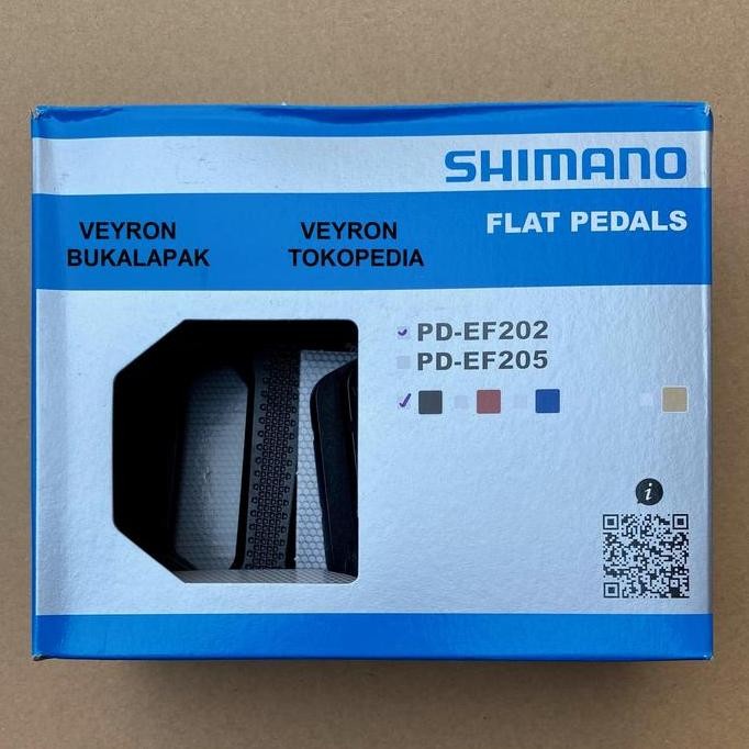 PEDAL SHIMANO EF202 BLACK EF 202 ORIGINAL DAN TERPERCAYA