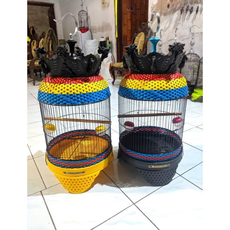 Sangkar Perkutut anggungan Ram Besi Anyaman Sangkar Burung Terbaru Sangkar Perkutut Mahkota