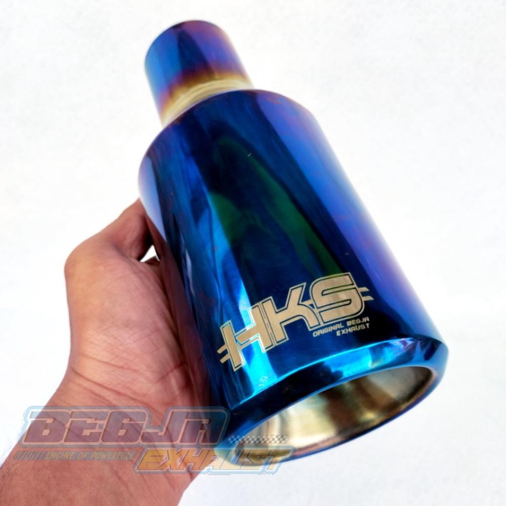 Knalpot TRUK HKS BLUE MOON Suara Aungan Srigala Spok2 CANTER ELF GIGA HINO DYNA KHUSUS TURBO RODA 6