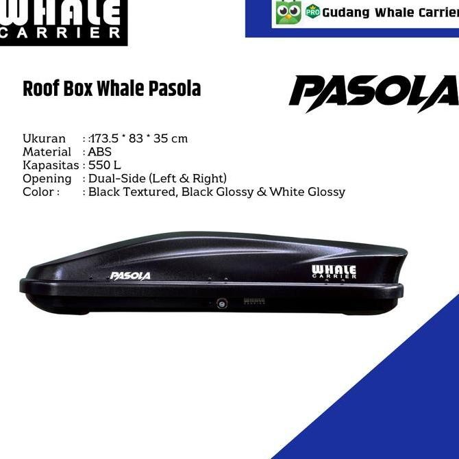 Roof Box Mobil merk Whale Tipe Pasola