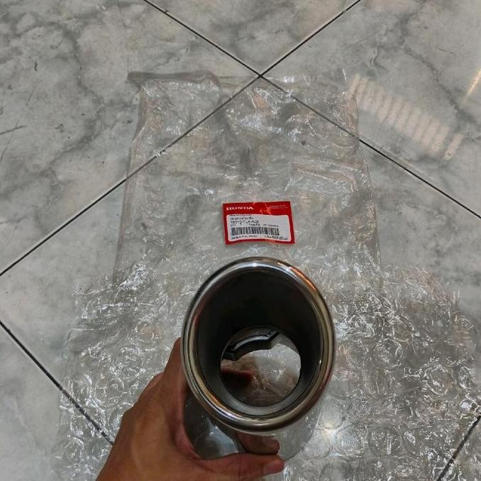 muffler finisher cover ujung knalpot CRV TURBO 2018 2019 2020 2 2022 ori