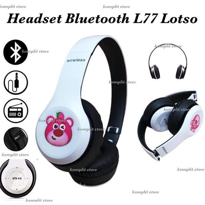 DI140 >> Lotso L77 Headset Headphone Wireless Bluetooth
