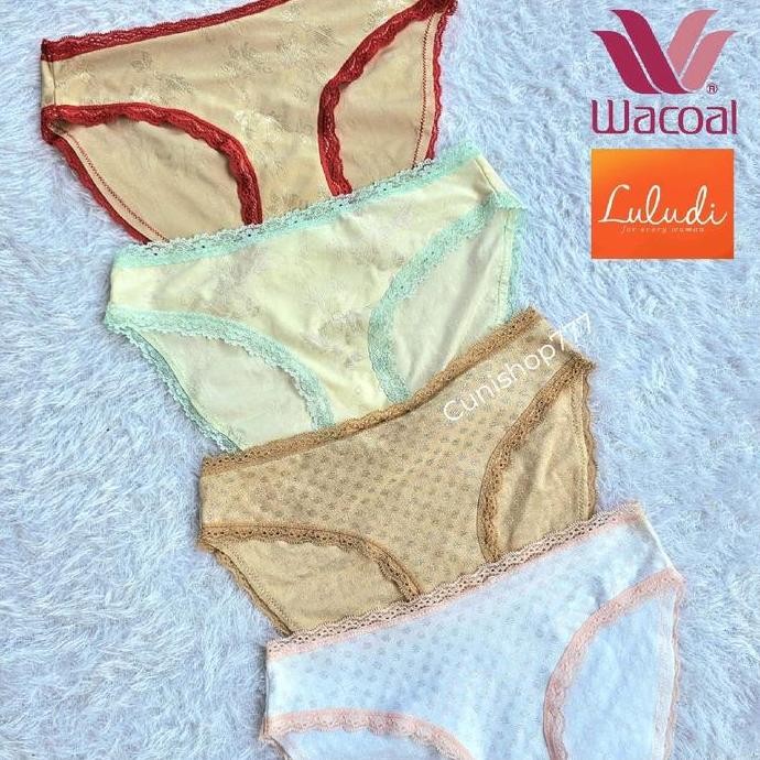 PANTY LULUDI BRUKAT by WACOAL MINI LLP 60106 K29B CELANA DALAM WANITA CD RENDA LACE SEXY BROKAT LLP6