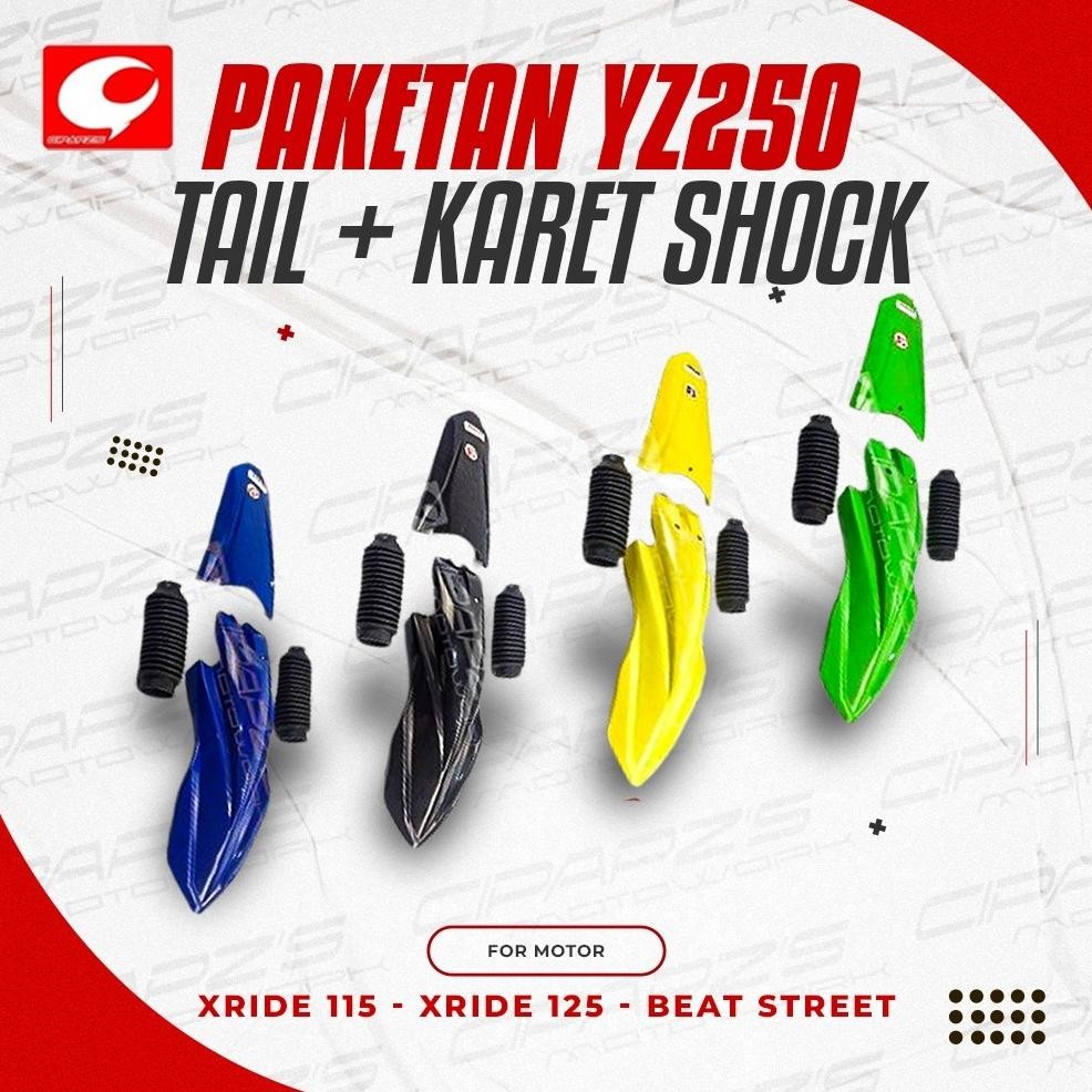 Paket Spakbor Depan YZ250 Karet Shock Tail Custom 3 in 1 Spakbor YZ250 PNP Spakbor X-Ride Cipapzs Mo
