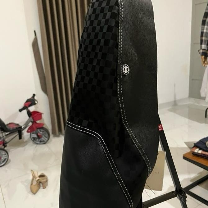 DB79>> Variasi kulit jok motor Honda motif catur 3d jahitan setik 2  kulit jeruk dan Amplas led vari