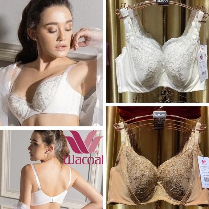 BRA WACOAL SIDE SHAPE ELEGANT PAKAI KAWAT BUSA TIPIS BH WANITA ib4657 ib 4657 k3