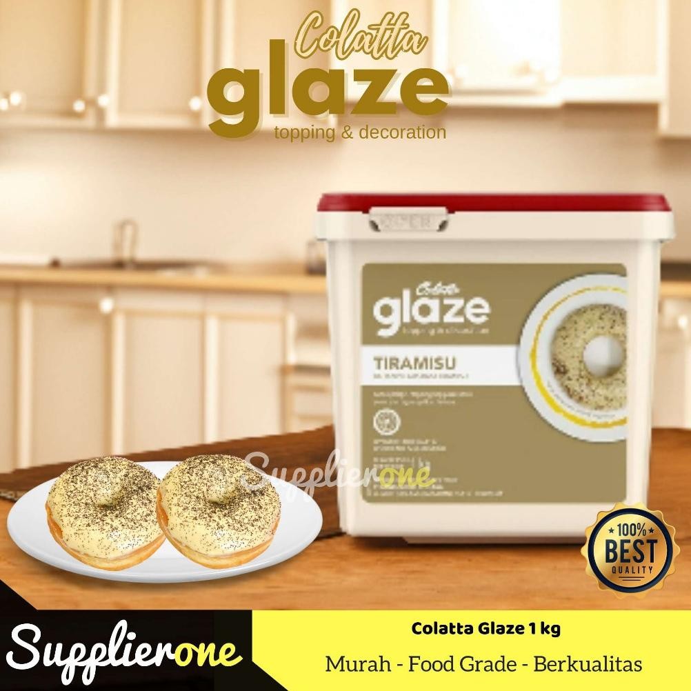 

TERLARIS Colatta Glaze Tiramisu / Selai Tiramisu 1kg / Selai Roti / Topping Selai Colatta Glaze Siap kirim