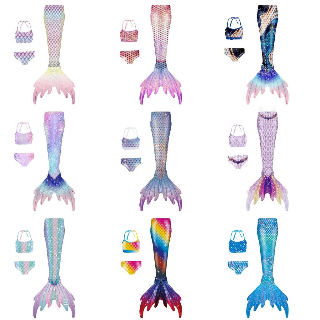 Mermaid Swimsuit Mermaid Princess Costume Mermaid Tail Performance Costume