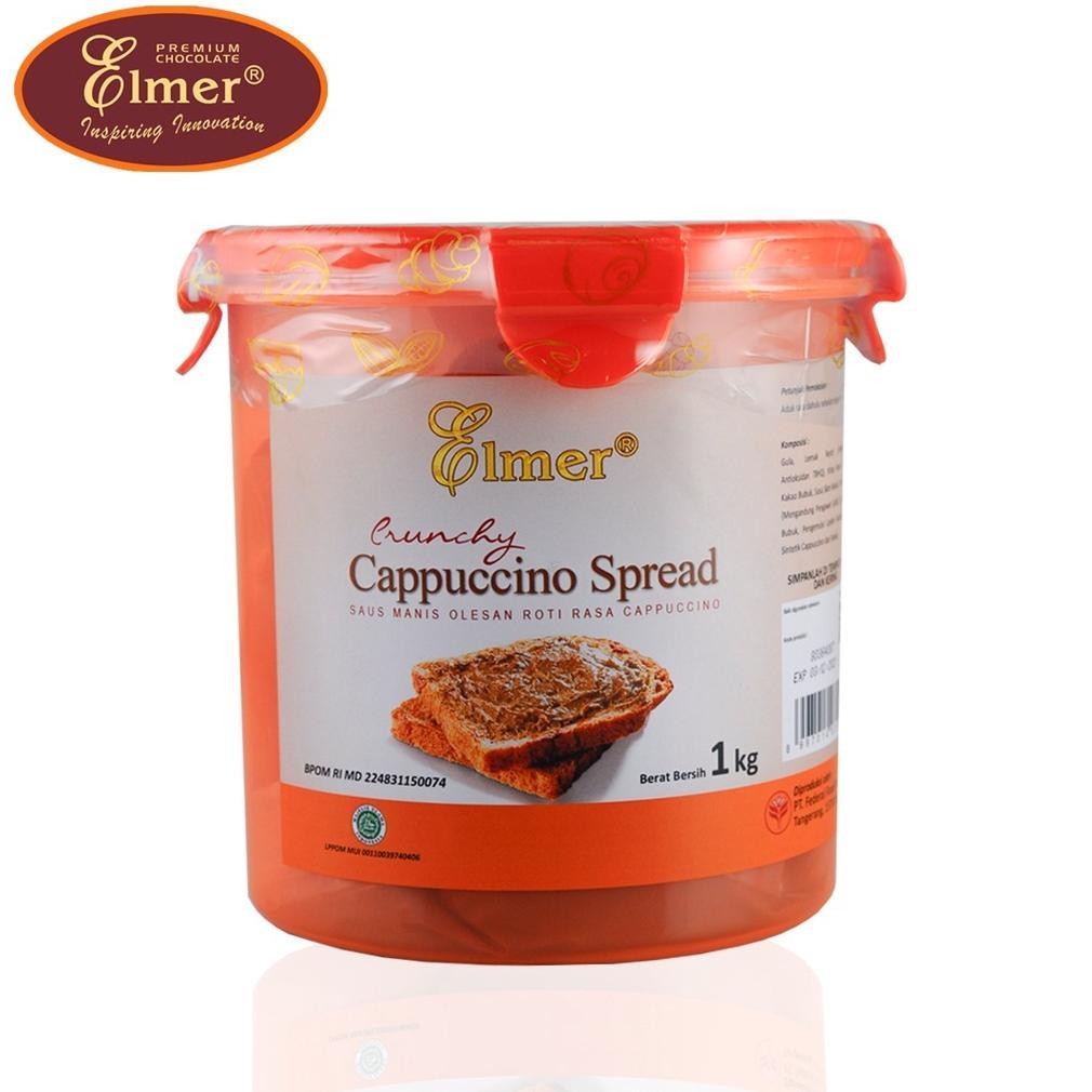 

TERLARIS Elmer Spread Crunchy Cappucino 1 kg | Selai Roti, Kue, Bolu Siap kirim