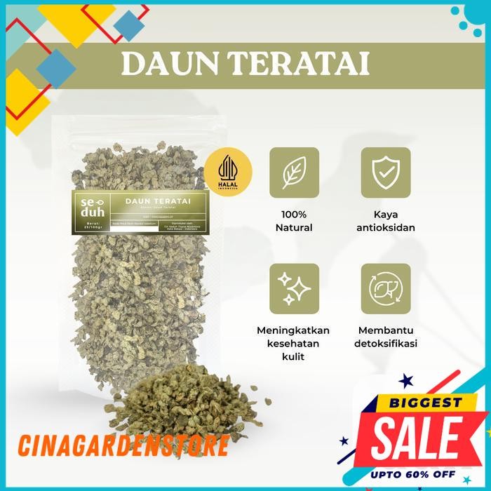 TEH DAUN TERATAI / LOTUS LEAF TEA / HERBAL LEAF 25GR - 1KG HEMAT