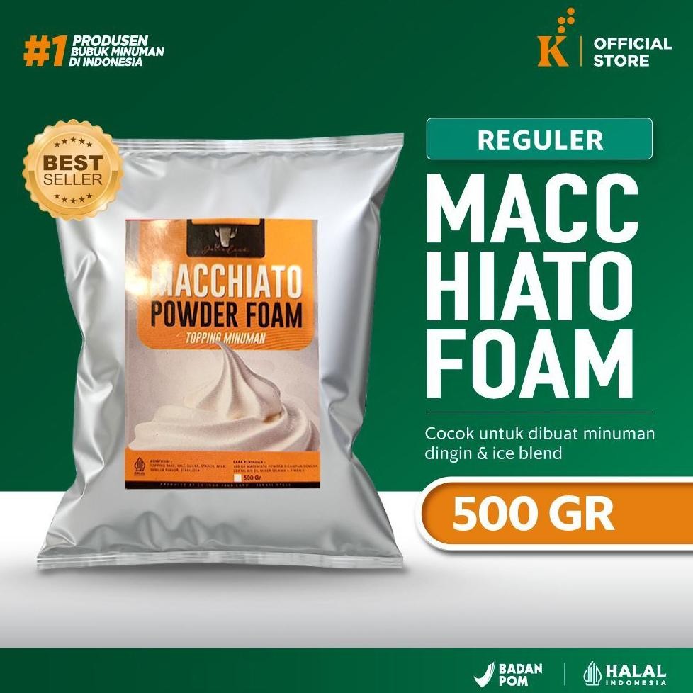 

relaydasbord - topping macchiato powder foam 500gr javaland - topping kopi & dessert