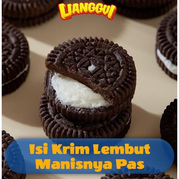 

New [HALAL] LIANGGUI CLASSIC MILK COOKIE Beli satu gratis satu Biskuit Cemilan sore Cemilan yang mengenyangkan Biscuits, Cookies
