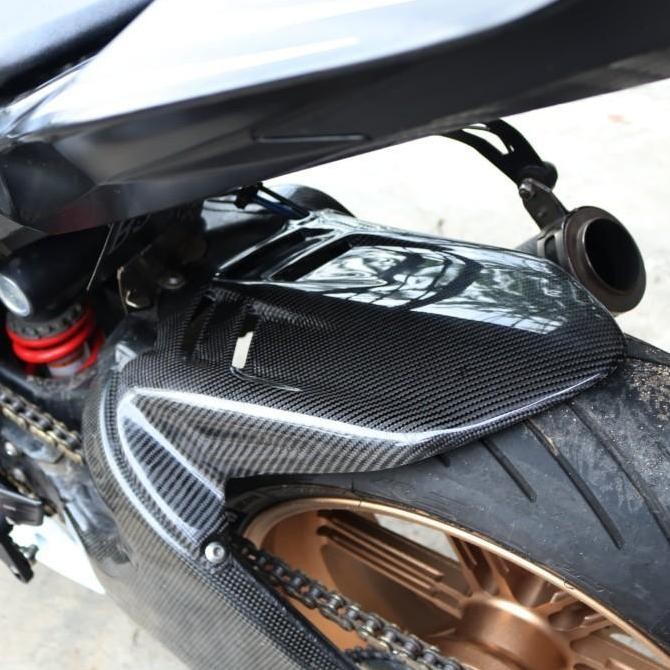 Kabon Kawasaki Zx6R Carbon Hugger Model Hotbodies #Gratisongkir Original