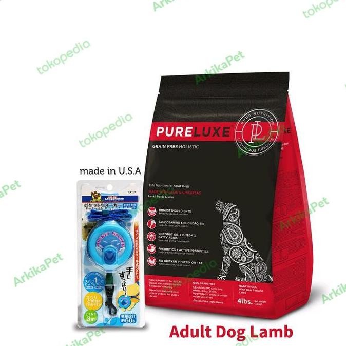 BEBAS ONGKIR - Dog food Pureluxe Lamb