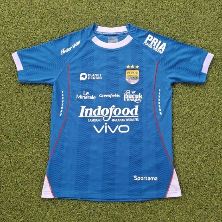 Jersey Persib Home Terbaru Terlaris Logo Patch Timbul