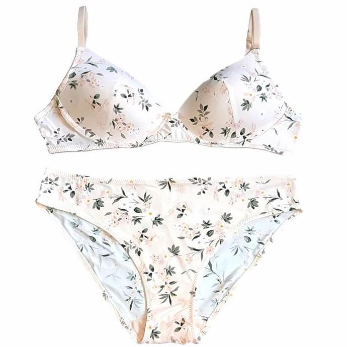 BRA SET RHETO TANPA KAWAT WIRELESS (LASENZA SORELLA H&M WACOAL LULUDI