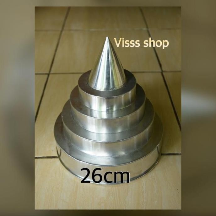 (Best) Ctakan Nasi Tumpeng 26 cm / Cetakan Nasi Tumpeng / Cetakan Tumpeng