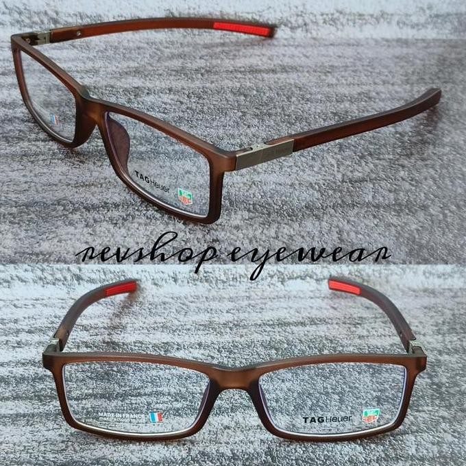 Paket Free Lensa Minus - Frame Kacamata Tag Heuer Urban 0512