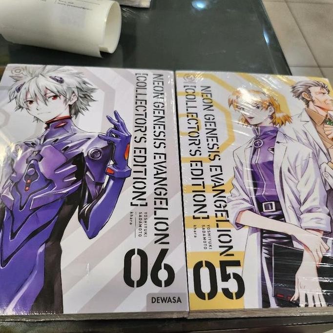 Komik Neon Genesis Evangelion Set Vol 5 Dan 6 Segel Ori Bahasa Indonesia