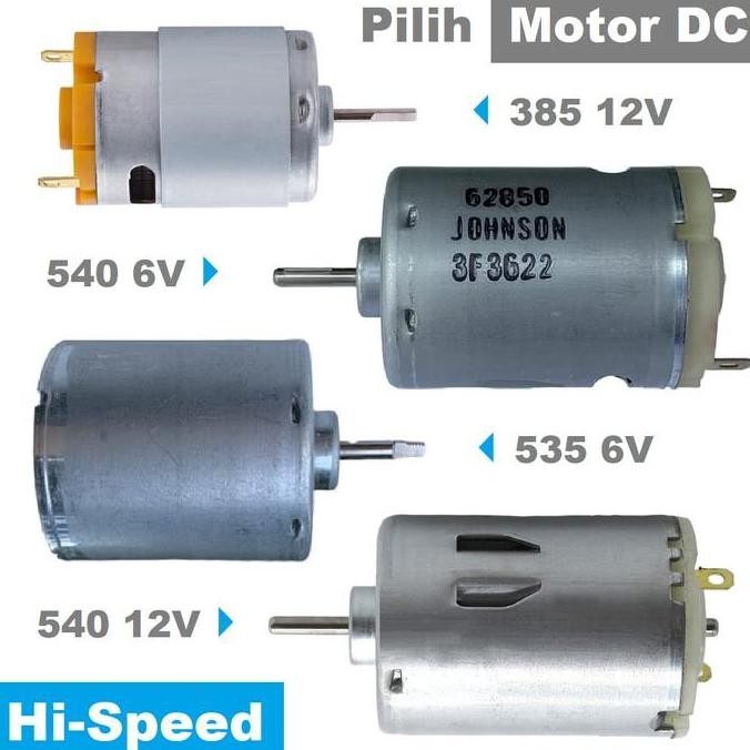 DINAMO HIGH SPEED DC MOTOR DIY MINI GRINDER MESIN BOR GERINDA 3 6 12 V