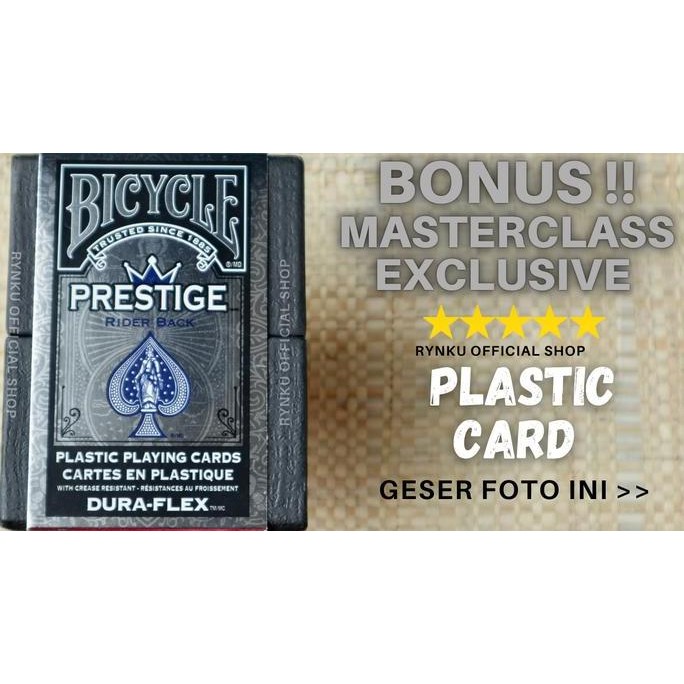 KARTU REMI BICYCLE PRESTIGE PLAYING CARD (KARTU PLASTIK) PEM