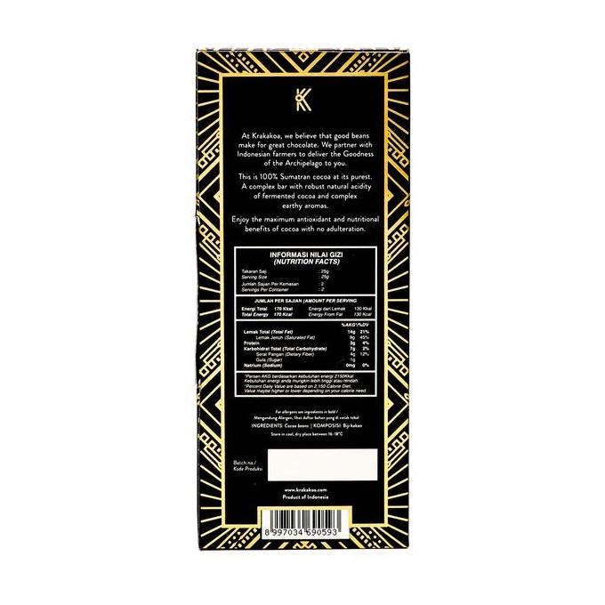

New Krakakoa - Arenga 100% Dark Chocolate
