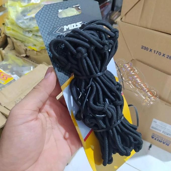 favorit] jaring tali pengikat helmet helm motor import mos jaring jog jaring mantel motor belakang j