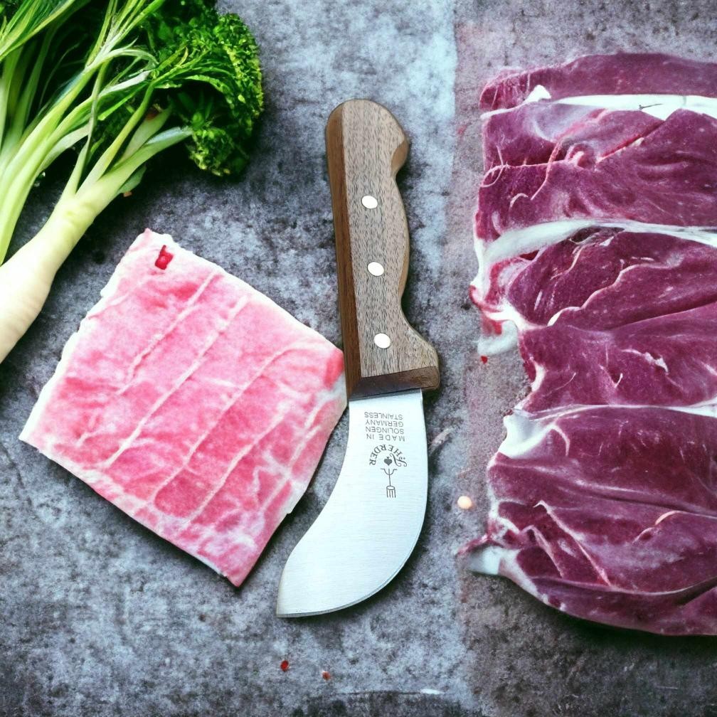 Pisau Seset Skinner Knife Cap Garpu Original Herder Solingen Germany