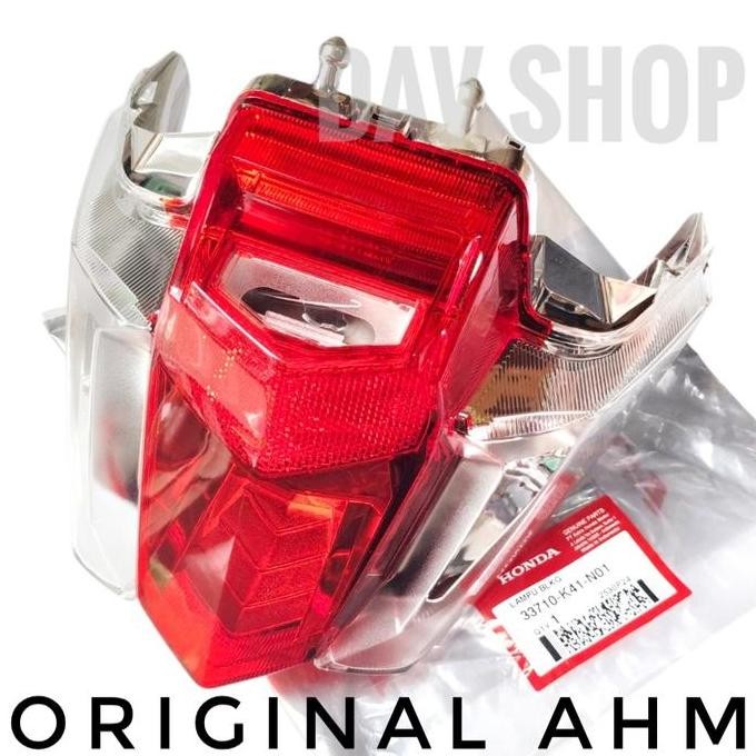,,,,,,,] STOPLAMP/LAMPU BELAKANG SET SUPRA X 125FI NEW ORIGINAL AHM 33710K41N01
