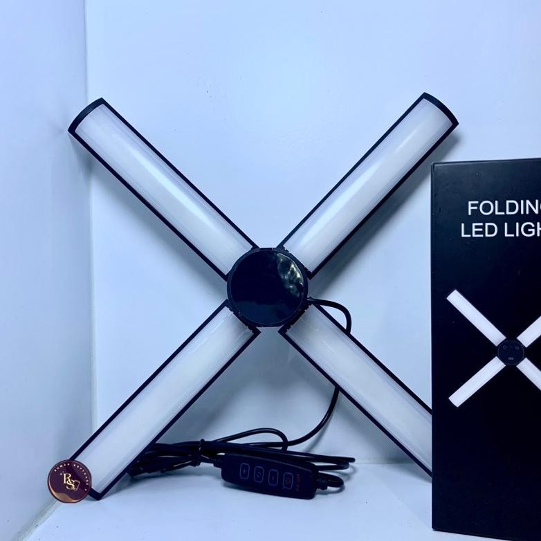 1 Set Paket Lampu Led Mini Starlight + Tripod + Holder Set Super Terang Make Up Vlog Lampu Ringlight