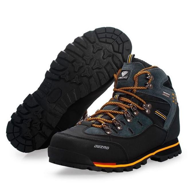 Import Klasik Premium Outdoor Sepatu Boots Tinggi Hiking Gunung Pria